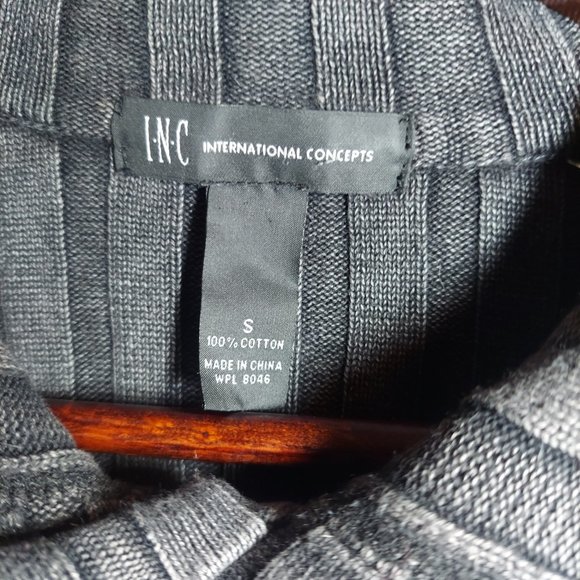INC International Concepts Pre-Faded Sweater - Picture 3 of 3